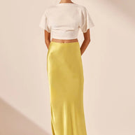 Damen Satinähnliches Abendkleid WW