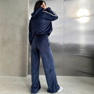 Damen Sportliches Fleece-Set mit weitem Schnitt WW