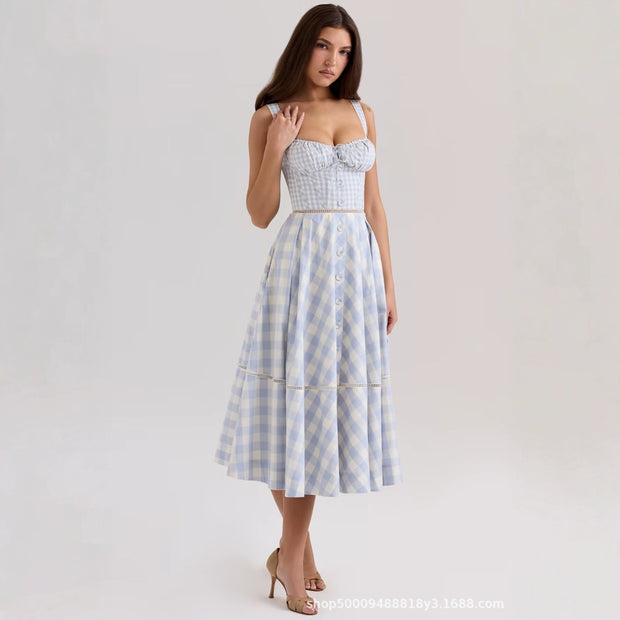 Damen Sommerliches Viskosekleid mit raffinierten Rüschendetails WW