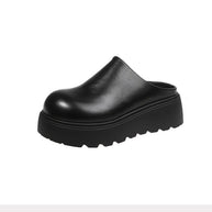 Damen stilvolle Clogs mit hohem Plateau und rutschfester Sohle W&W