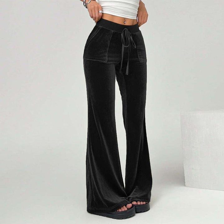 Damen Weiche Flared Pants W&W Mode