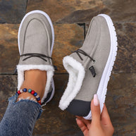 Damen Bequeme Slip-On Clogs mit kuscheligem Innenfutter und flexibler Sohle WW