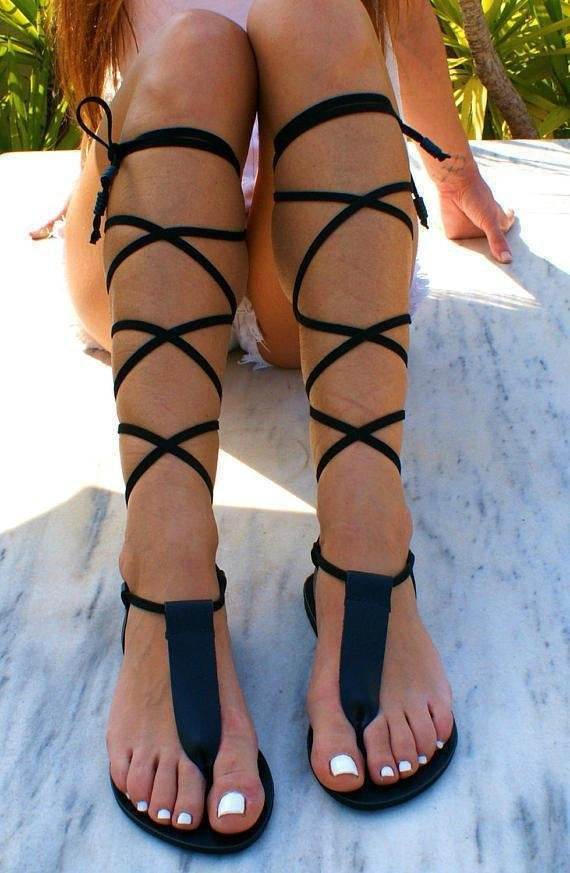 Damen Gladiator Sandalen WW