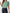 WW Pure-Color-Rundhals-Shirt-Top mit Temperament