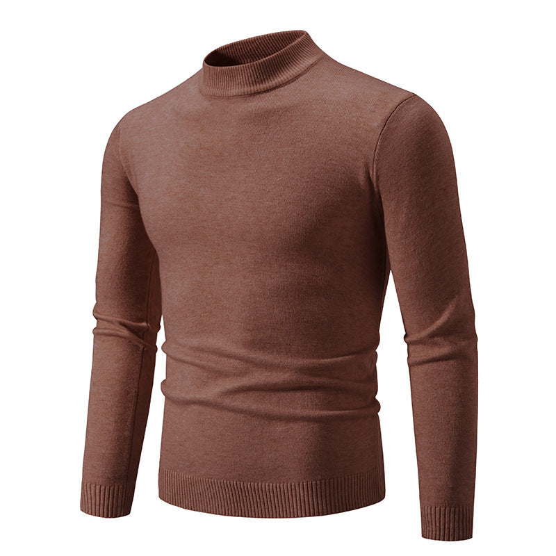 Herren Rollkragenpullover aus weichem Strickmaterial WW