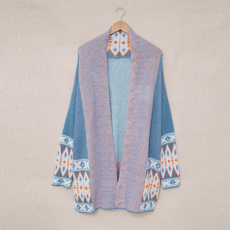 Damen Cardigan mit kunstvollem Muster und weichem Material WW