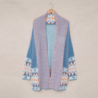 Damen Cardigan mit kunstvollem Muster und weichem Material WW