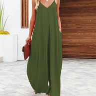 Damen luftiges Maxikleid