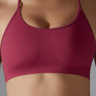 Damen Sport-Bustier mit elegantem Rückenausschnitt und atmungsaktiver Passform WW