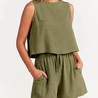 Damen Bequemes Jumpsuit mit weitem Schnitt und praktischen Taschen WW