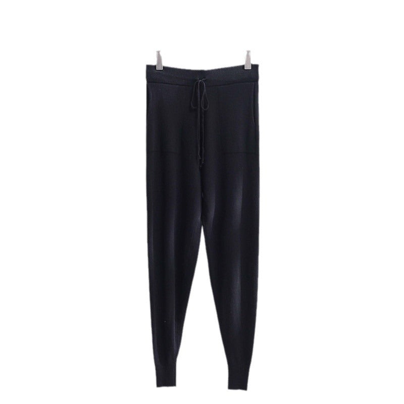 Damen bequeme und stilvolle Strickhose WW