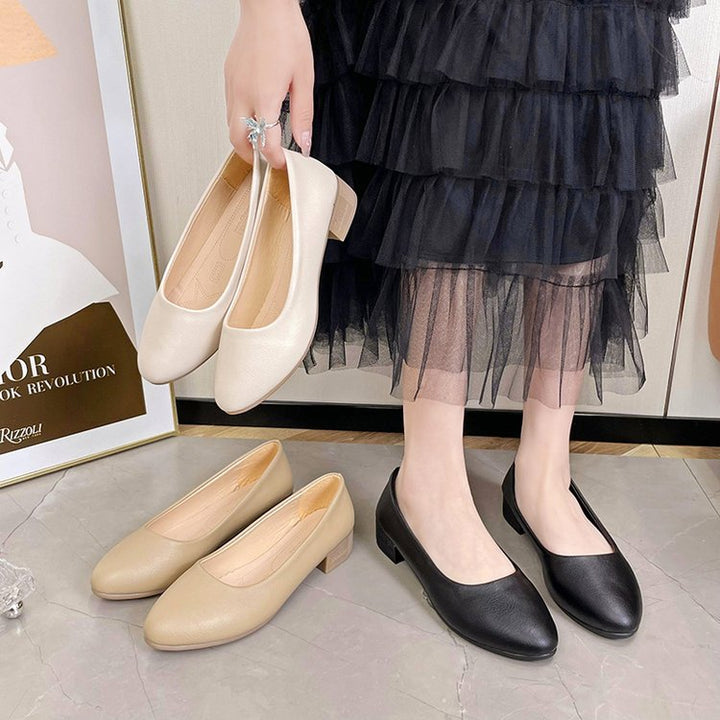 Damen klassische Ballerinas mit ergonomischer Fußbett-Technologie und schickem Design W&W Mode