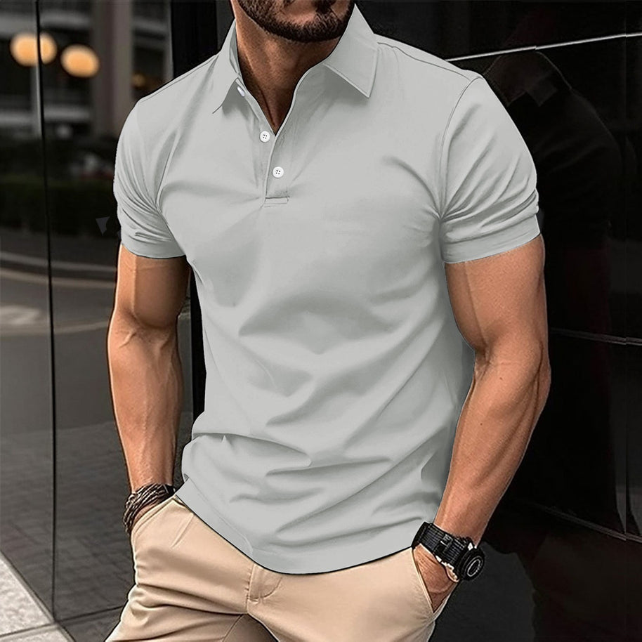 Herren Sport Poloshirt aus atmungsaktivem Material mit klassischem Schnitt WW