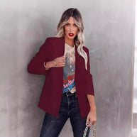 WW | Professioneller Slim Fit Cardigan Anzug