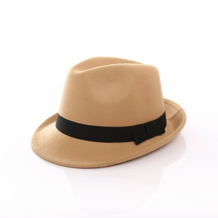 Damen Fedora-Hut aus hochwertigem Wollmix mit stilvollem Band W&W Mode