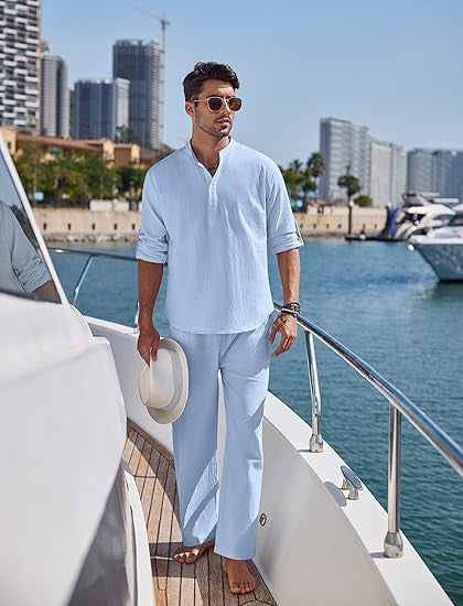 Herren Relaxed Fit Küsten Lounge Set WW