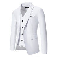 Herren elegant ausgestattetes Anzugset mit Blazer, Weste und Hose WW