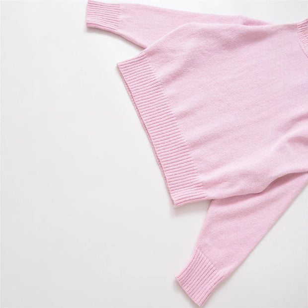 Damen Bequemer Oversize-Pullover mit Rundhalsausschnitt und breiten Bündchen WW
