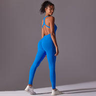 Damen Sportlicher Jumpsuit mit offener Rückenpartie und hoher Flexibilität WW