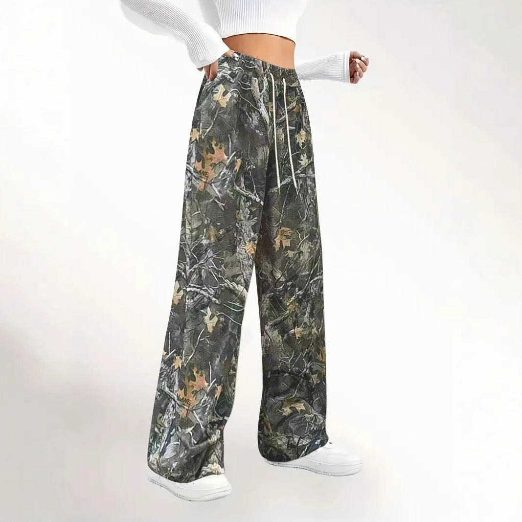 Damen Bequeme Cargohose im angesagten Camouflage-Design W&W Mode