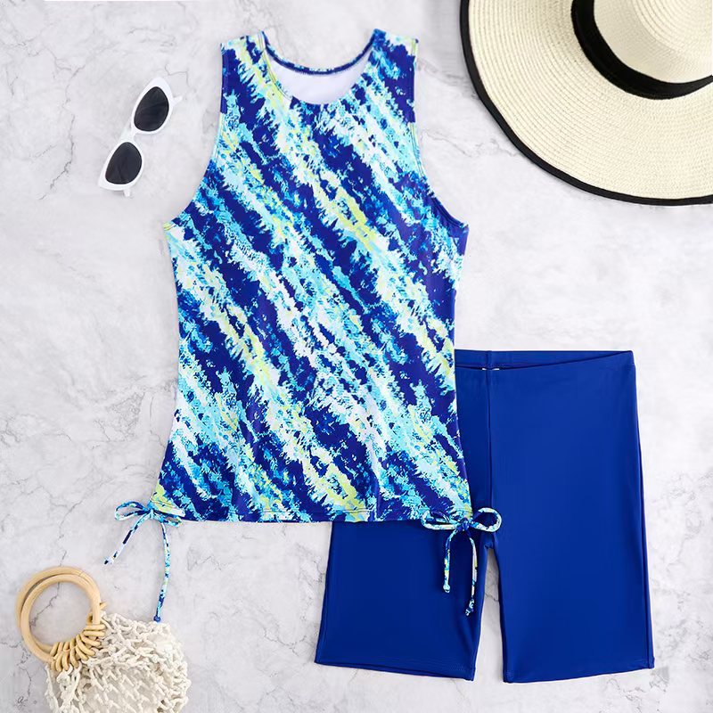 Frauen Stylisches Schwimm Tank und Shorts Set WW