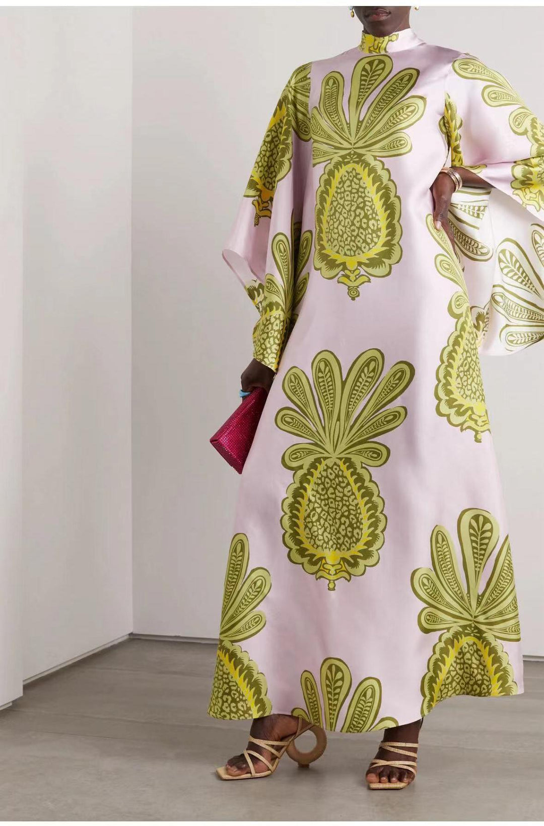 W&W Mode | Bedrucktes Dreiviertelarmkleid