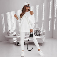 Damen Sportives Oversized Sweatshirt WW