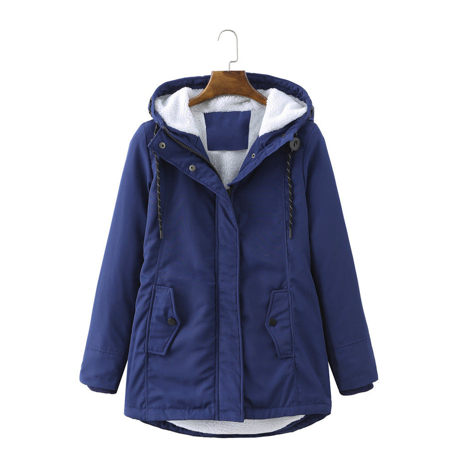 WW | Lässige Winterjacke mit Pelzfutter für Damen