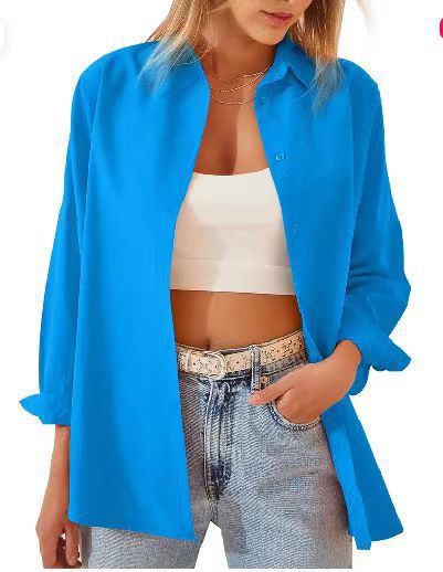Damen Hemdbluse im lässigen Schnitt mit langen Ärmeln und modernen Details WW