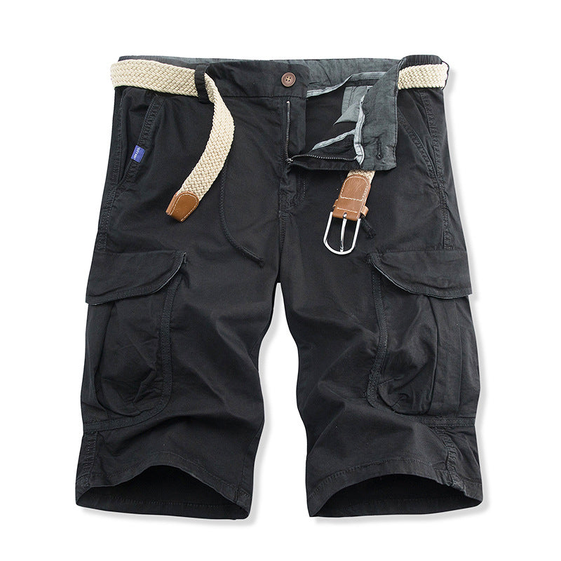 Herren vielseitige Cargo-Shorts mit verstellbarem Gürtel WW