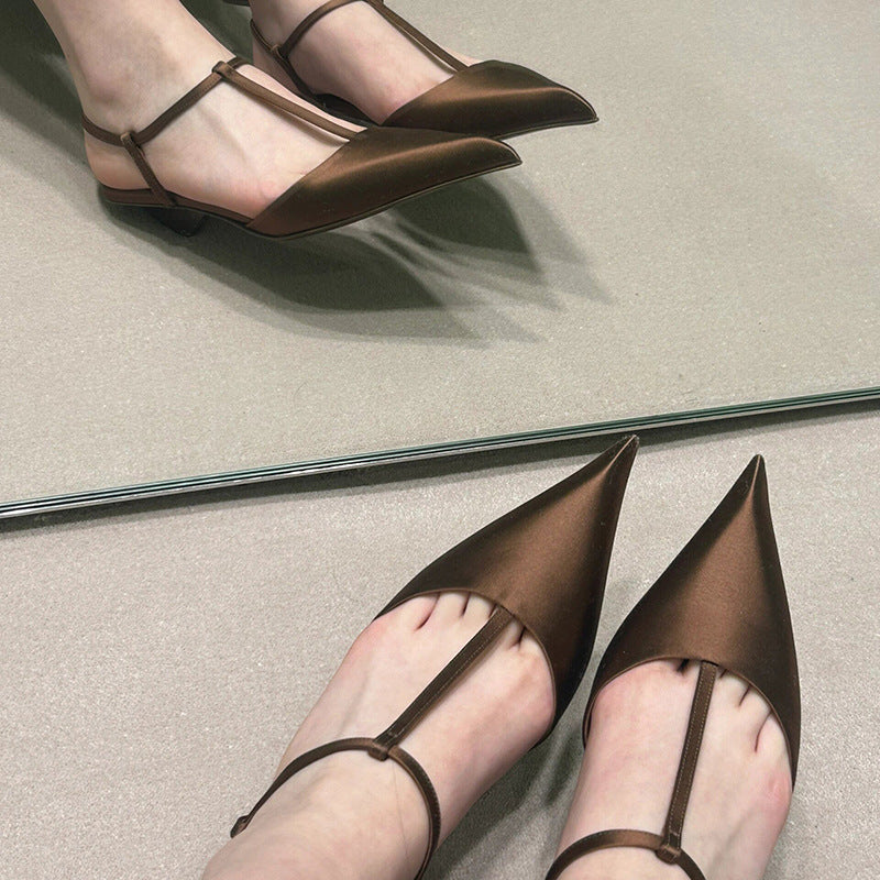 Damen Slingback Pumps mit elegantem Faltendesign und modischem Schnitt WW