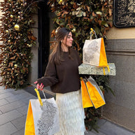 Damen Bequemer Oversized Crewneck Pullover WW