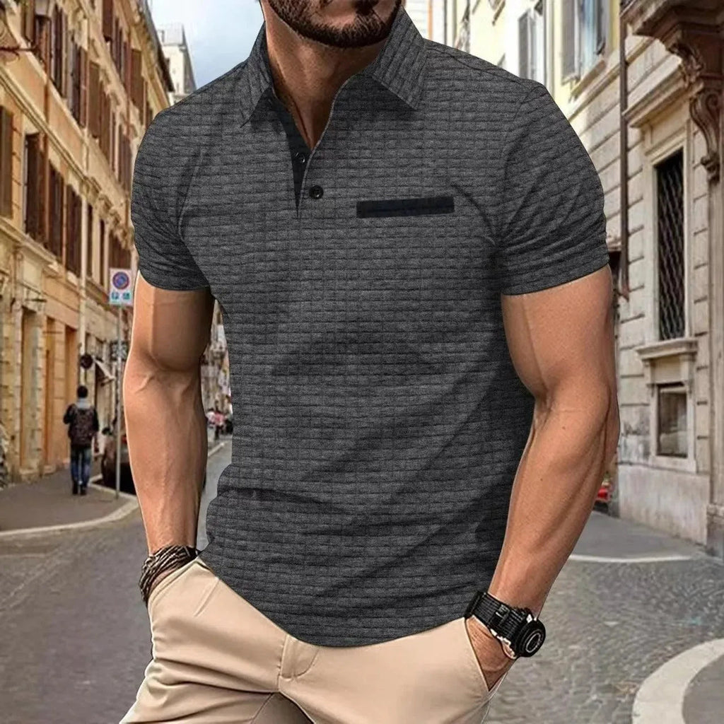 WW | Herren Polo-Shirt mit Knöpfen