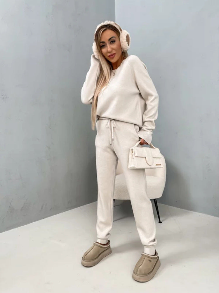 Damen Relaxed-Fit Fleeceanzug mit Kordelzug und praktischen Taschen WW