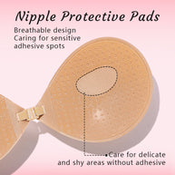 Damen Silikon Push-Up BH Cups WW