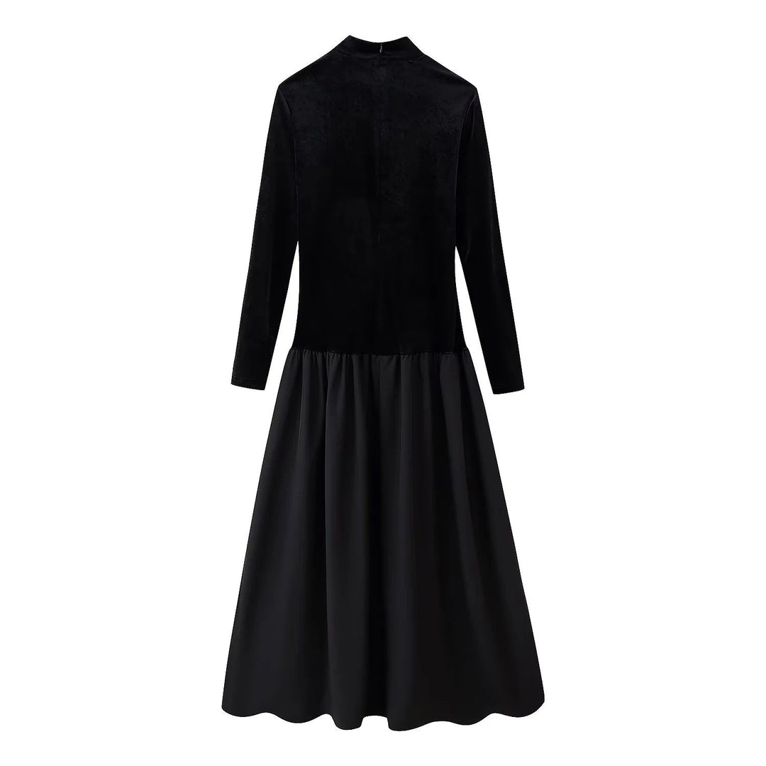 Damen Eleganter Maxirock mit voluminösem Schnitt und luxuriösem Satin-Finish W&W Mode
