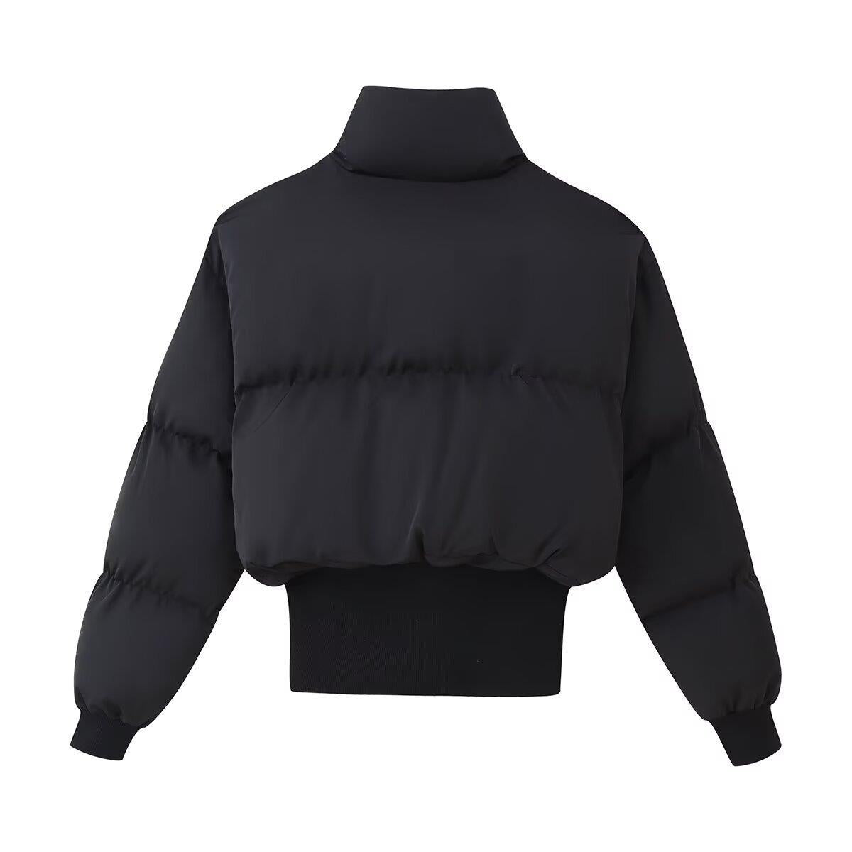 Damen Steppjacke mit hohem Kragen und elastischen Abschlüssen WW