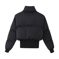 Damen Steppjacke mit hohem Kragen und elastischen Abschlüssen WW