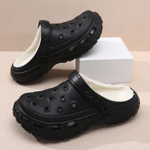 Bequeme Clogs zum Hineinschlüpfen mit Fleece-Futter WW