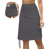 Damen Sportlicher Minirock mit Raffung WW