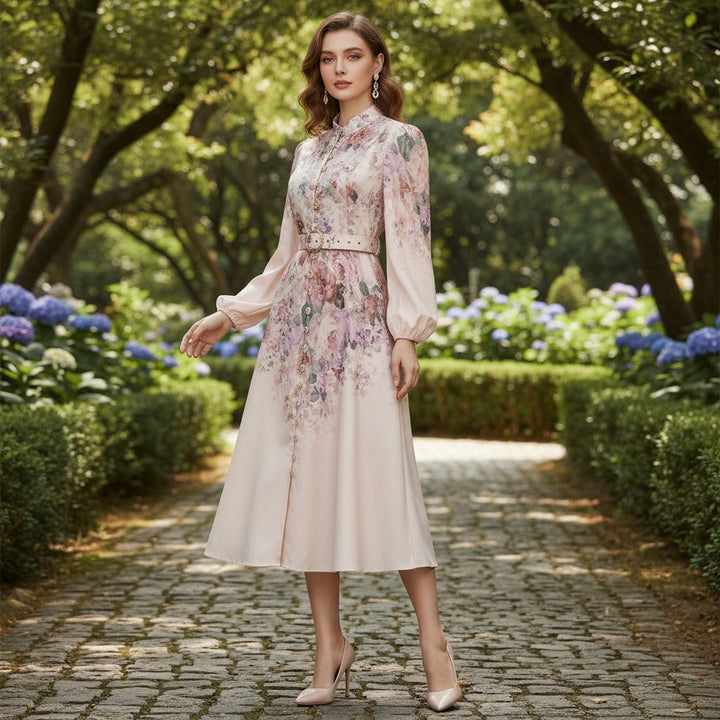 W&W Mode | Midi Hemdkleid Mit Blumendruck