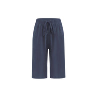 Damen Bequeme Hochwaist Bermudashorts WW