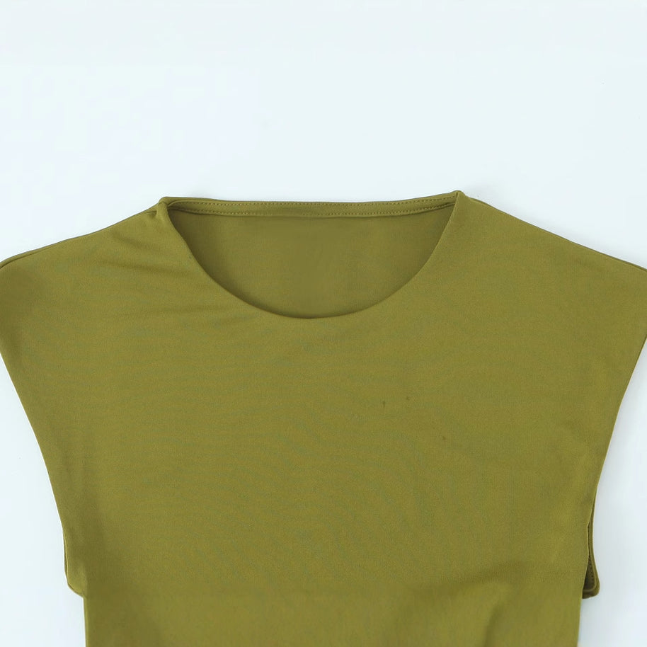 Damen Maxikleid mit elegantem Wickeldesign und raffinierten Raffungselementen WW