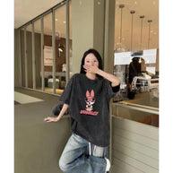 Damen T-Shirt mit angepasstem Powerpuff Girls Grafikdruck WW