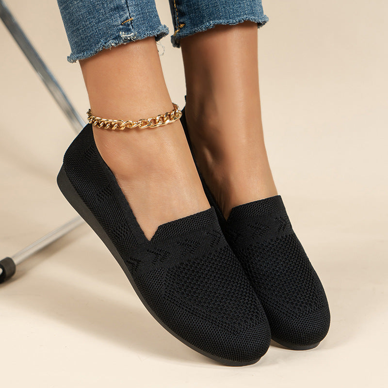 Damen Atmungsaktive Slip-On Espadrilles mit flexiblem Fußbett WW