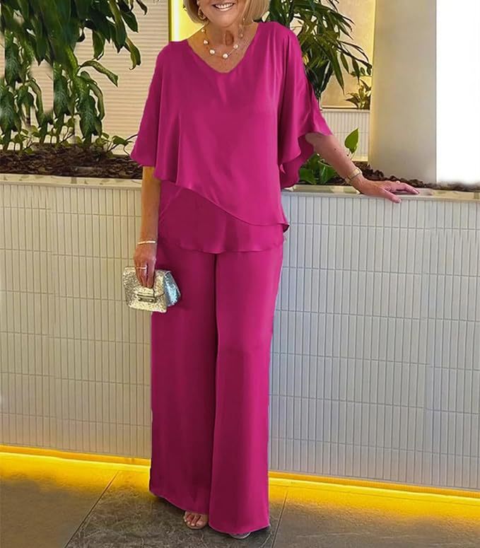 Damen Jumpsuit mit elegantem Layering und großzügigem Schnitt WW