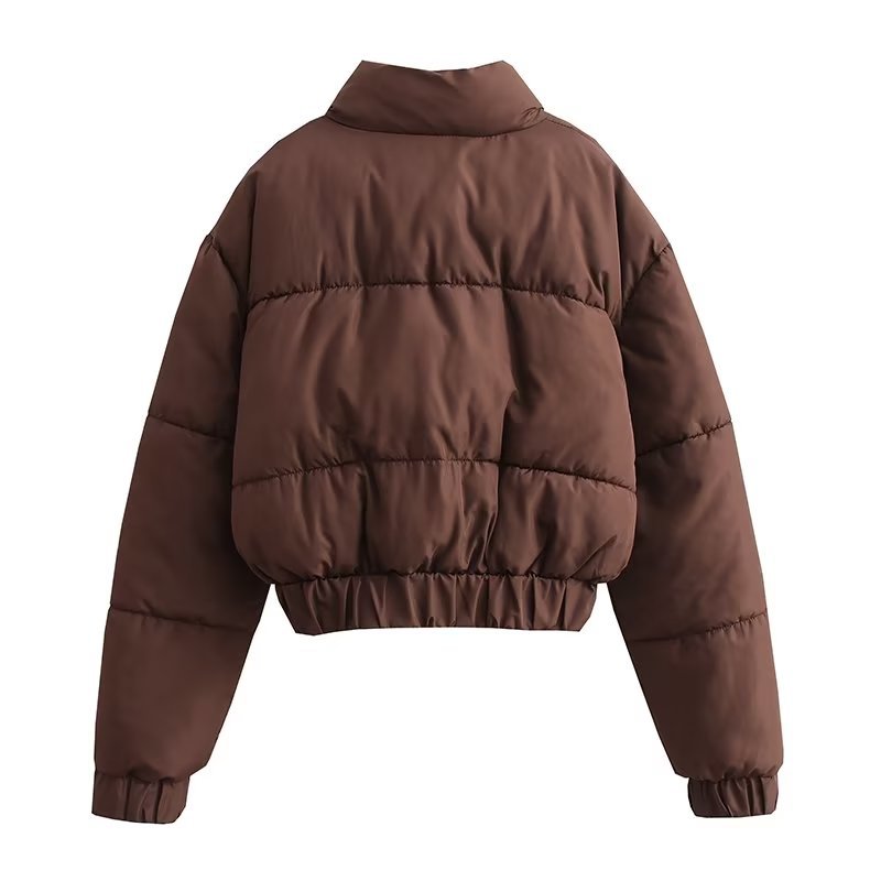 Damen Steppjacke mit hohem Kragen undpraktischen Taschen WW