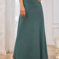 Damen nahtloser Maxirock W&W