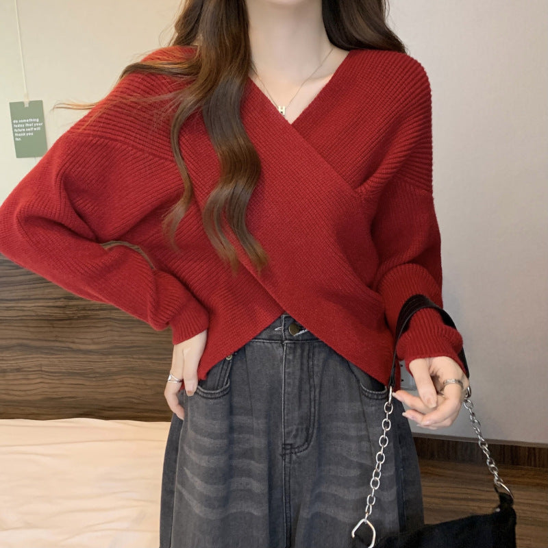 WW | Mein Herz Übergröße Crop-Pullover