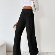 WW | Lockere gestrickte lange Hose